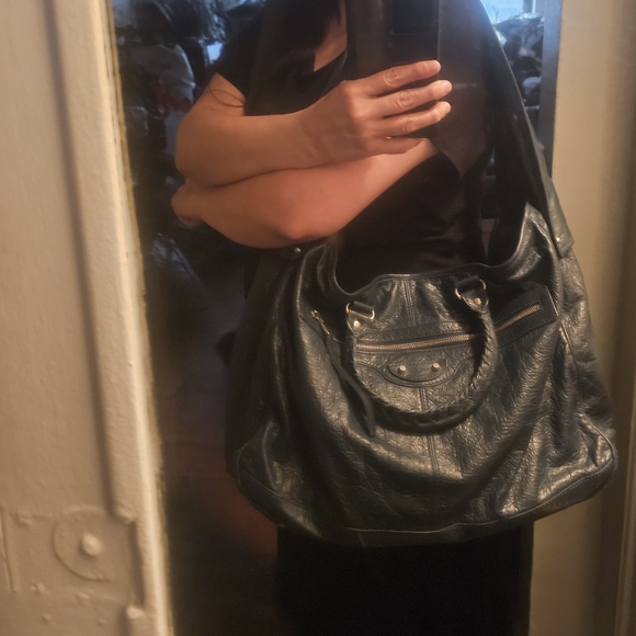 Beautiful Balenciaga Blue Classic Bridge Arena Bag - Picture 9 of 9